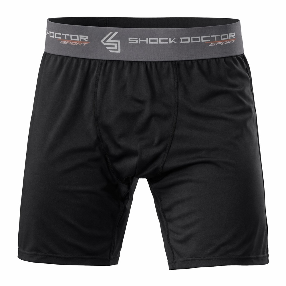 Shock Doctor Men's Black Athletic Shorts Size Large